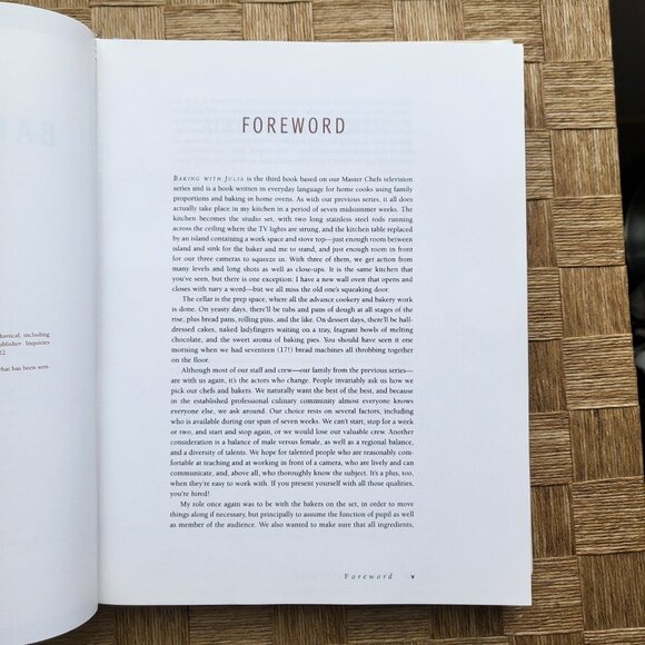 Julia Child Bundle: 1st Edition Cookbook & Wooden Rolling Pin - Picture 5 of 16